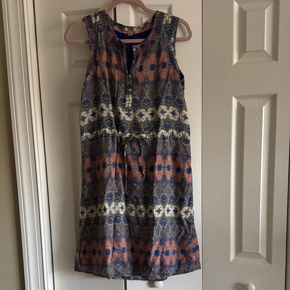Lucky Brand Multicolor Paisley Dress